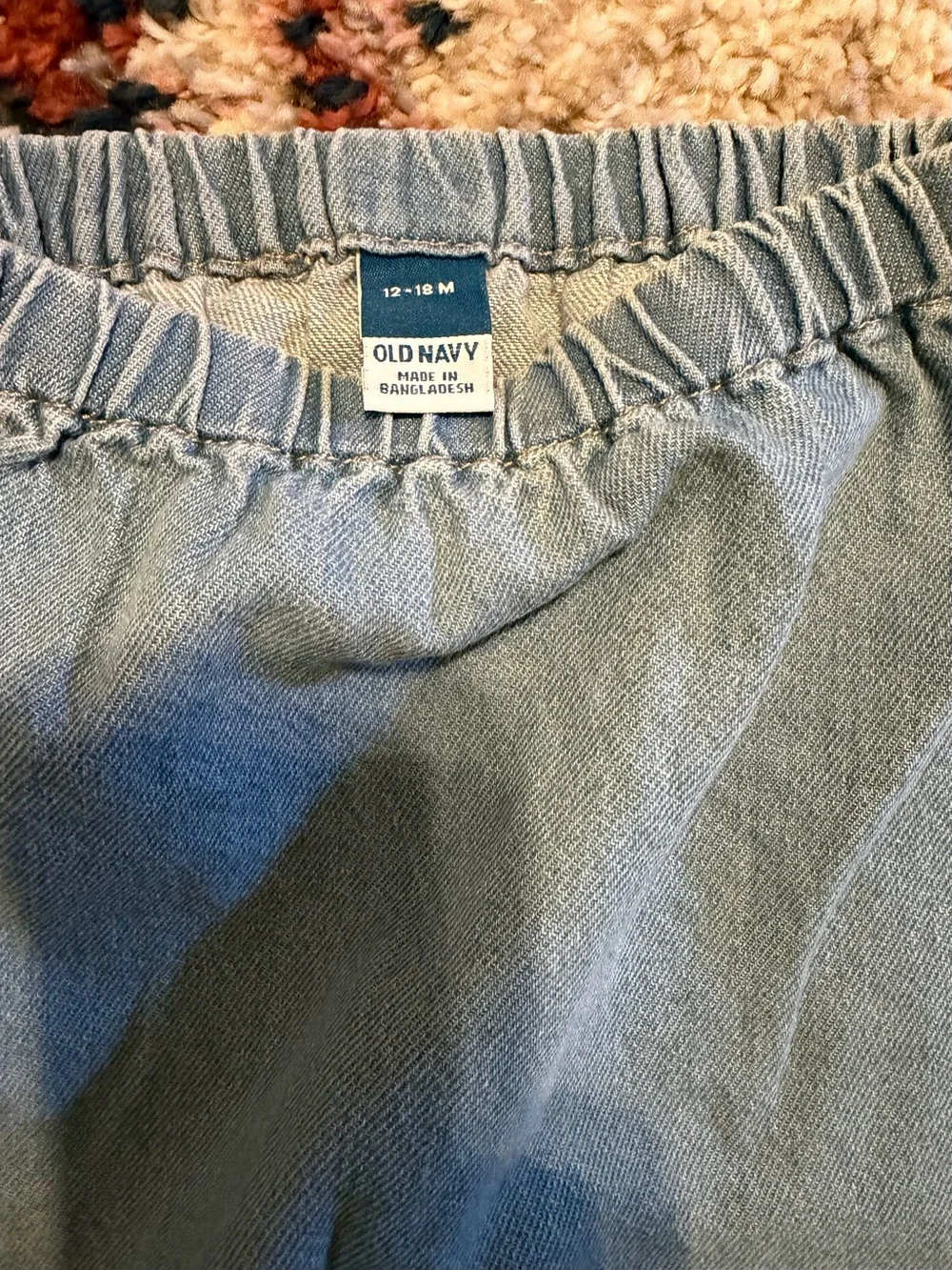 Set of 3 Old Navy Denim Pants 12-18 month